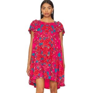 Free People Yara Printed Mini Dress - NWT